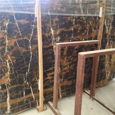 Afghanistan Sort Portoro guldmarmor
